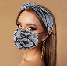 Load image into Gallery viewer, headband with matching mask
