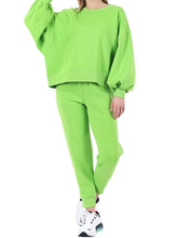 Load image into Gallery viewer, Puffy Sleeve Sweatsuit
