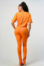 Load image into Gallery viewer, Orange Back Zipper Set

