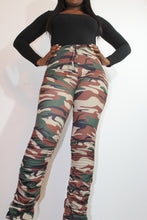 Load image into Gallery viewer, Camo stack pants
