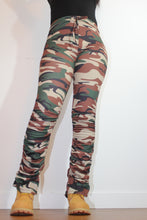Load image into Gallery viewer, Camo Stacked Pants
