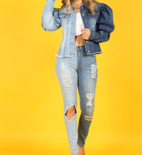 Load image into Gallery viewer, Chic Denim Jacket
